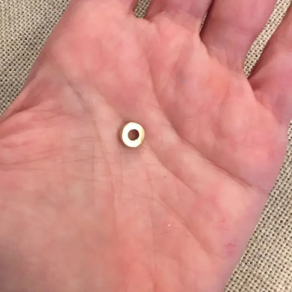 Vintage Samara Gold Plated Sterling Spacer Bead